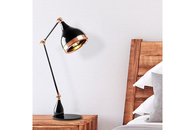 Bordslampa Sood Svart / Koppar - Brons/Svart - Belysning - Inomhusbelysning & lampor - Fönsterlampor & fönsterbelysning - Fönsterlampa på fot