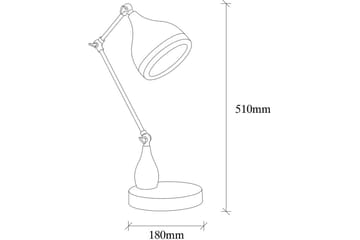 Bordslampa Sood Svart / Koppar - Brons/Svart - Belysning - Inomhusbelysning & lampor - Fönsterlampor & fönsterbelysning - Fönsterlampa på fot