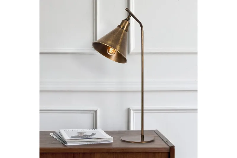 Bordslampa Sugana Flix Vintage - Koppar - Belysning - Inomhusbelysning & lampor - Fönsterlampor & fönsterbelysning - Fönsterlampa på fot