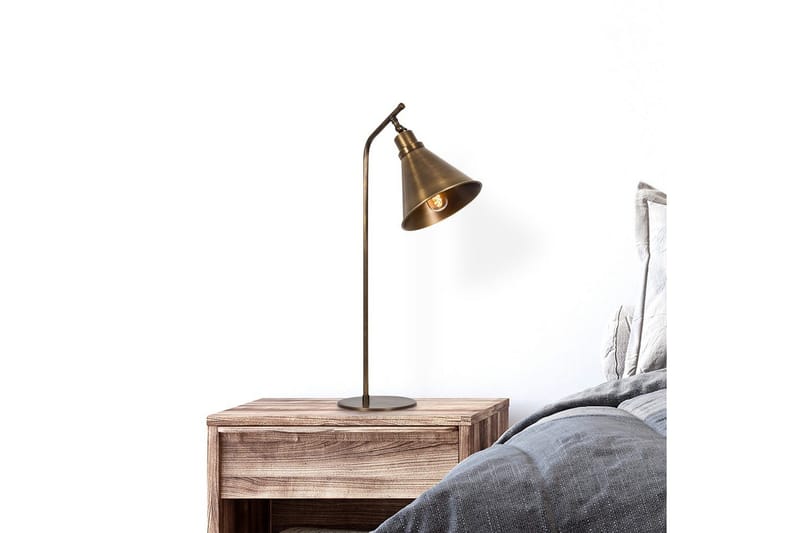 Bordslampa Sugana Flix Vintage - Koppar - Belysning - Inomhusbelysning & lampor - Fönsterlampor & fönsterbelysning - Fönsterlampa på fot