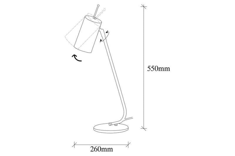 Bordslampa Sugana Glim Svart / Rany - Guld/Svart - Belysning - Inomhusbelysning & lampor - Fönsterlampor & fönsterbelysning - Fönsterlampa på fot
