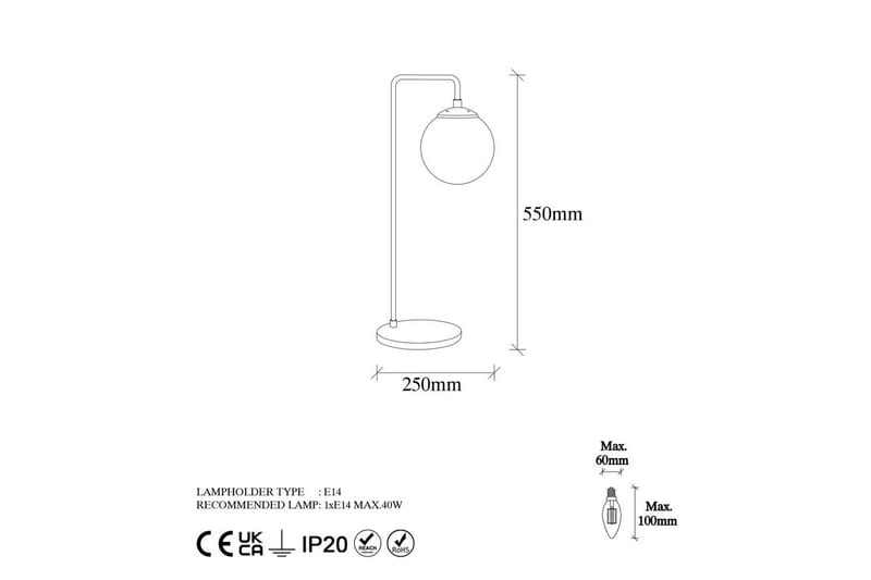 Bordslampa Tolra Vintage - Brons/Koppar - Belysning - Inomhusbelysning & lampor - Fönsterlampor & fönsterbelysning - Fönsterlampa på fot
