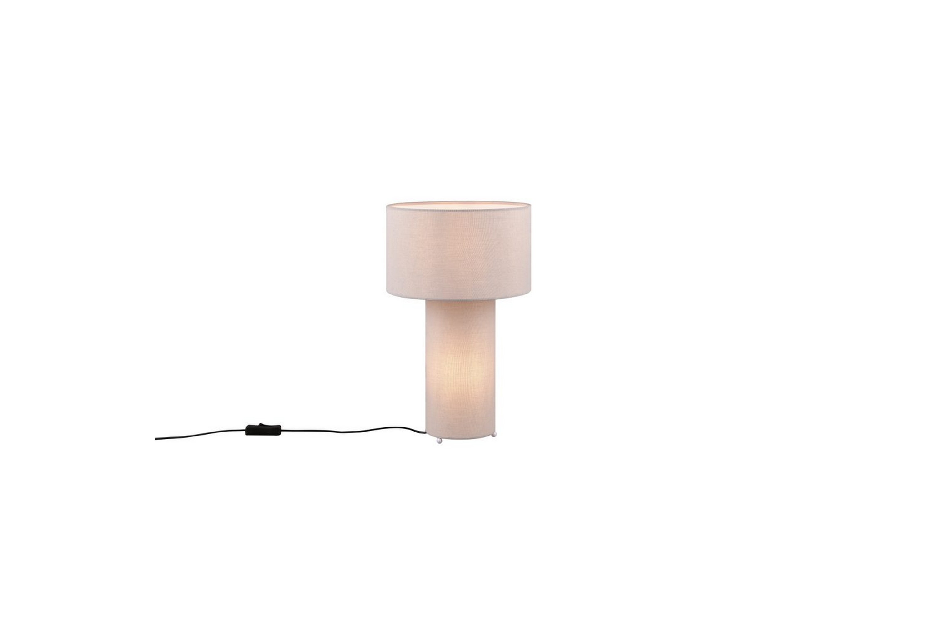 bordslampa trio bale grå - grå