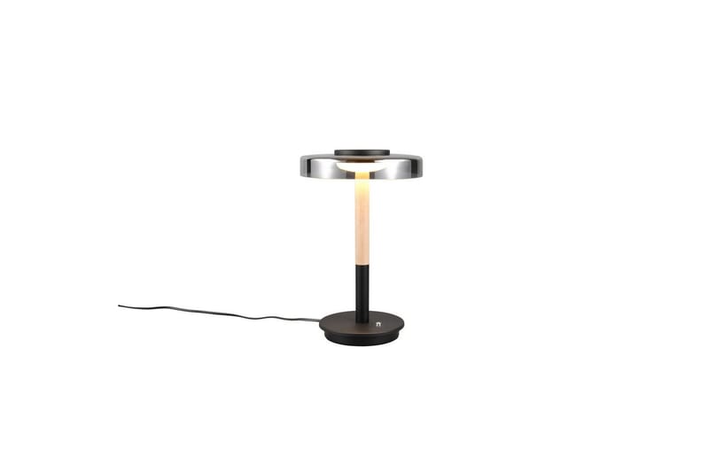 Bordslampa TRIO Celeste Mattsvart/kromad/trä - Mattsvart/kromad/trä - Belysning - Inomhusbelysning & lampor - Fönsterlampor & fönsterbelysning - Fönsterlampa på fot