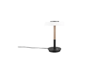 Bordslampa TRIO Celeste Mattsvart/vit/kaffebrun - Mattsvart/vit/kaffebrun - Belysning - Inomhusbelysning & lampor - Fönsterlampor & fönsterbelysning - Fönsterlampa på fot