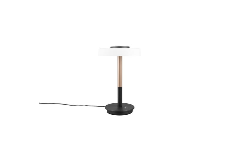 Bordslampa TRIO Celeste Mattsvart/vit/kaffebrun - Mattsvart/vit/kaffebrun - Belysning - Inomhusbelysning & lampor - Fönsterlampor & fönsterbelysning - Fönsterlampa på fot