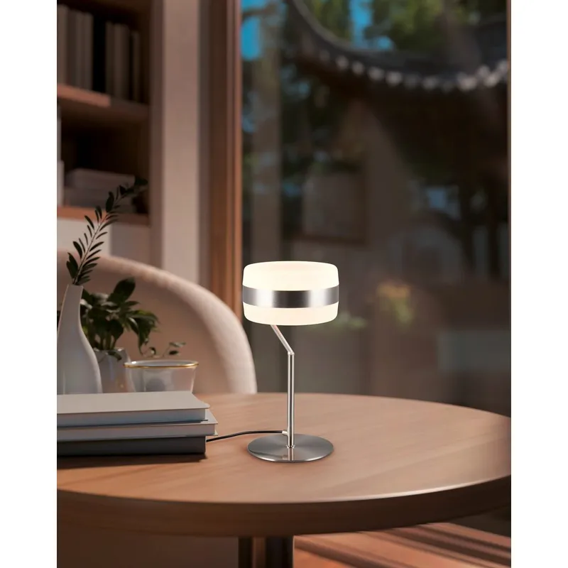 Bordslampa TRIO Dios - Borstad Stål - Belysning - Inomhusbelysning & lampor - Fönsterlampor & fönsterbelysning - Fönsterlampa på fot