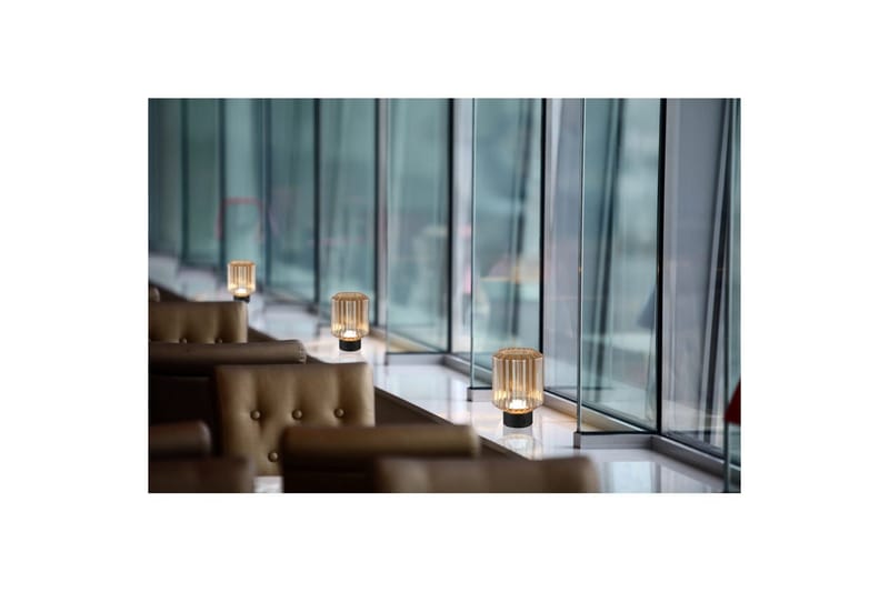 Bordslampa TRIO Earl Mattsvart/bärnsten - Mattsvart/bärnsten - Belysning - Inomhusbelysning & lampor - Fönsterlampor & fönsterbelysning - Fönsterlampa på fot