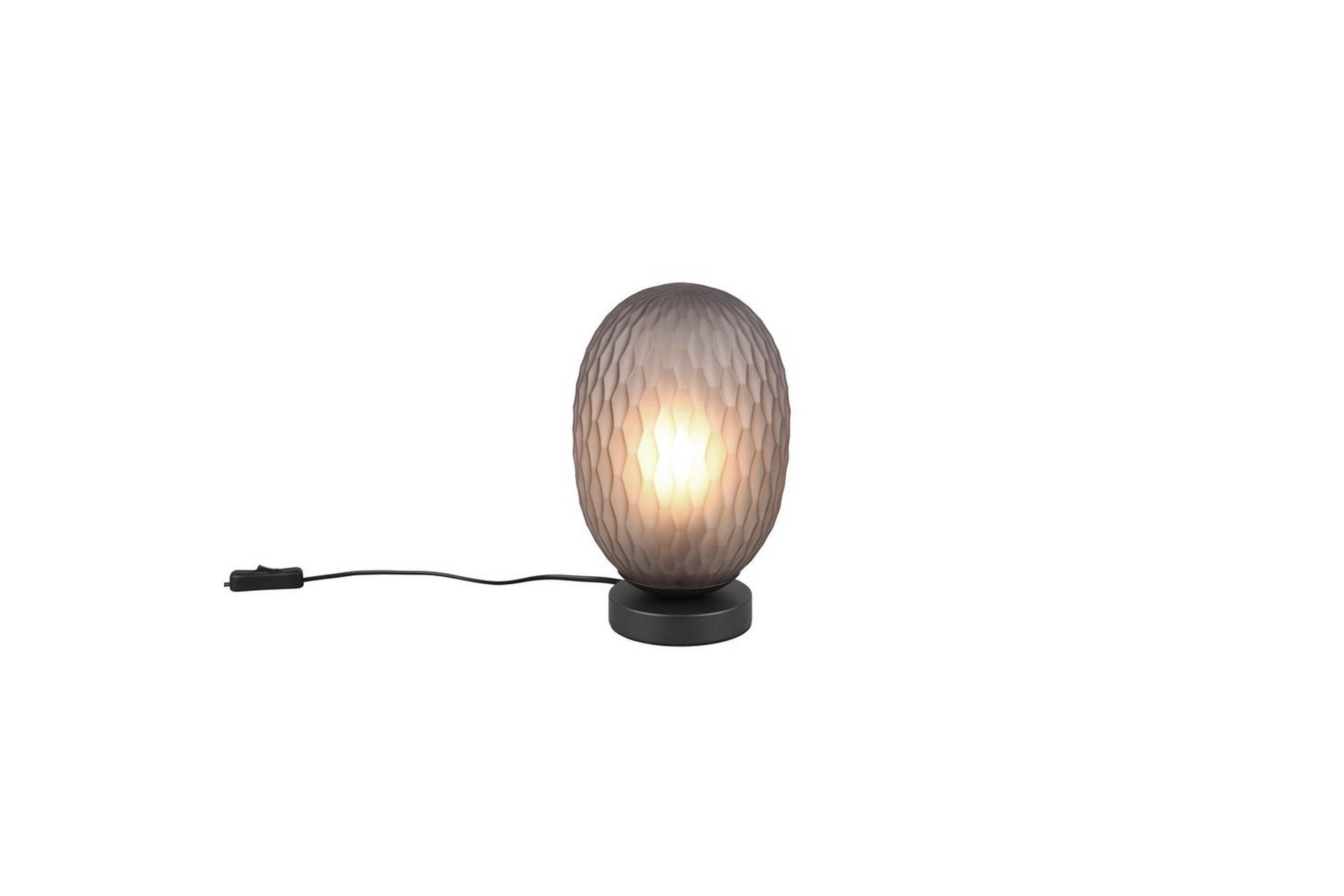 bordslampa trio facette mattsvart/rök - mattsvart/rök