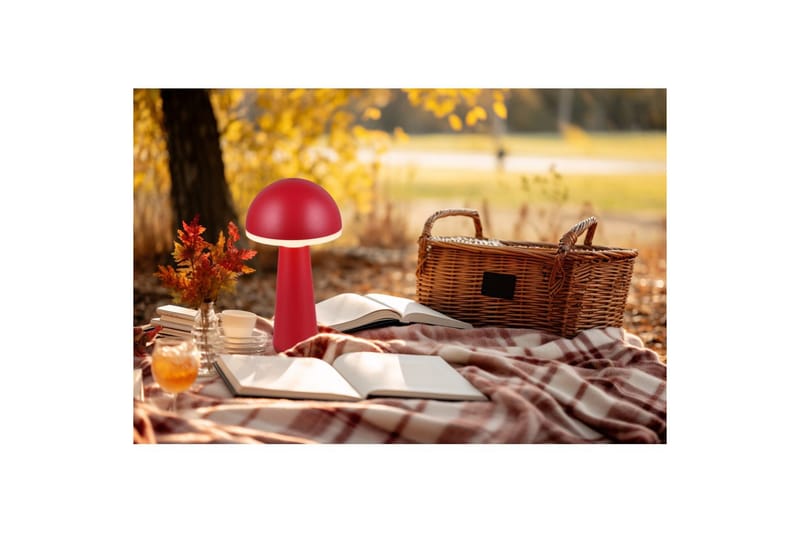 Bordslampa TRIO Fungo Röd - Röd - Belysning - Inomhusbelysning & lampor - Fönsterlampor & fönsterbelysning - Fönsterlampa på fot