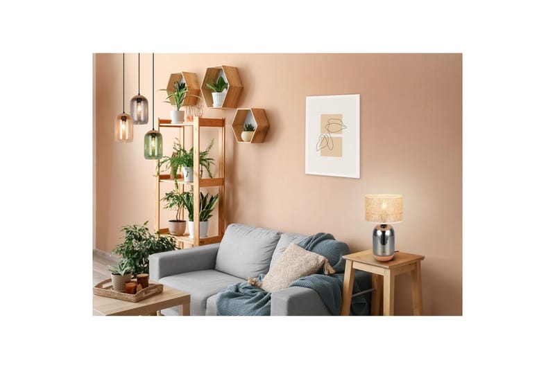 Bordslampa TRIO Tara 43 cm - 43 cm - Belysning - Inomhusbelysning & lampor - Fönsterlampor & fönsterbelysning - Fönsterlampa på fot
