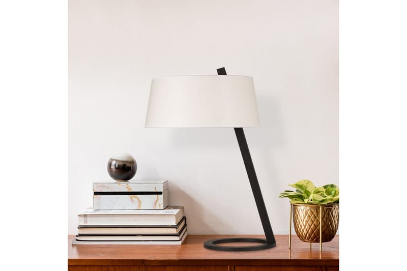 Bordslampa Ulira Vit / Svart - Vit / Svart - Belysning - Inomhusbelysning & lampor - Fönsterlampor & fönsterbelysning - Fönsterlampa på fot