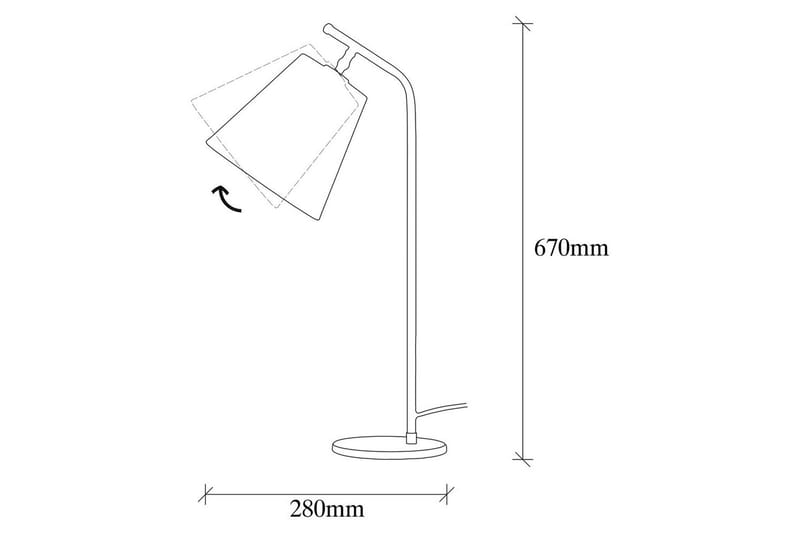 Bordslampa Ulira Vit / Vintage - Vit / Vintage - Belysning - Inomhusbelysning & lampor - Fönsterlampor & fönsterbelysning - Fönsterlampa på fot