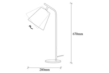 Bordslampa Ulira Vit / Vintage - Vit / Vintage - Belysning - Inomhusbelysning & lampor - Fönsterlampor & fönsterbelysning - Fönsterlampa på fot