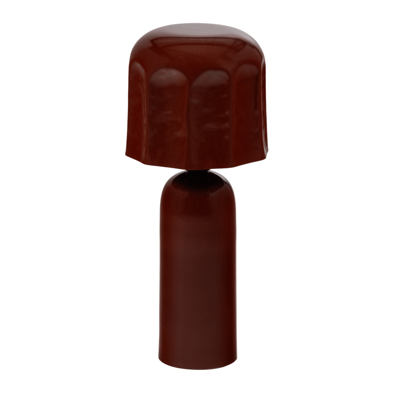 Bordslampa Virel 39 cm - Brun/Röd - Belysning - Inomhusbelysning & lampor - Fönsterlampor & fönsterbelysning - Fönsterlampa på fot