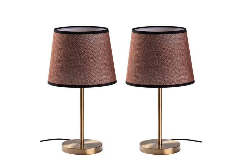 Bordslampset (2 stycken) Jaspal Antik, Antik