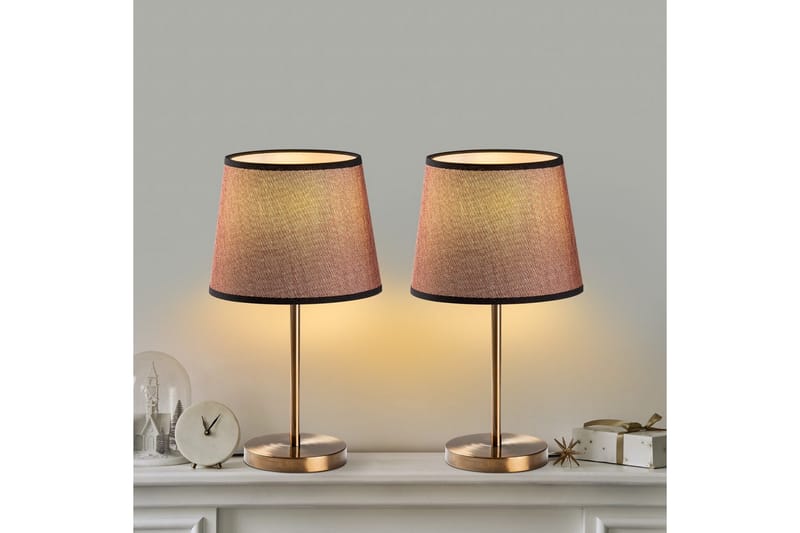 Bordslampset (2 stycken) Jaspal Antik - Antik - Belysning - Inomhusbelysning & lampor - Fönsterlampor & fönsterbelysning - Fönsterlampa på fot