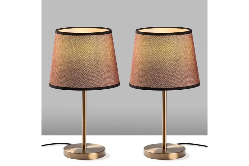 Bordslampset (2 stycken) Jaspal Antik - Antik - Belysning - Inomhusbelysning & lampor - Fönsterlampor & fönsterbelysning - Fönsterlampa på fot