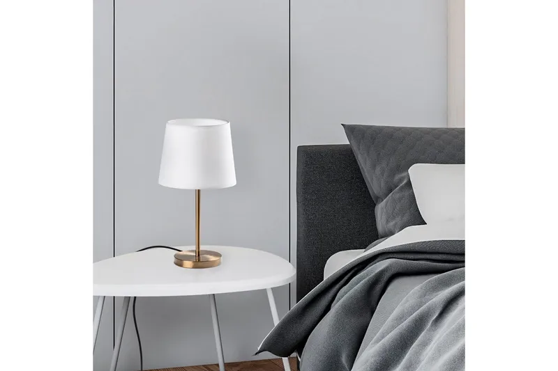 Bordslampset (2 stycken) Jaspal Antik / Vit - Antik / Vit - Belysning - Inomhusbelysning & lampor - Fönsterlampor & fönsterbelysning - Fönsterlampa på fot