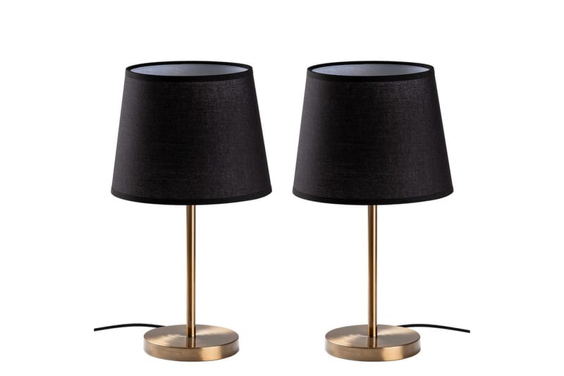 Bordslampset (2 stycken) Jaspal Mörk Antik - Mörk Antik - Belysning - Inomhusbelysning & lampor - Fönsterlampor & fönsterbelysning - Fönsterlampa på fot