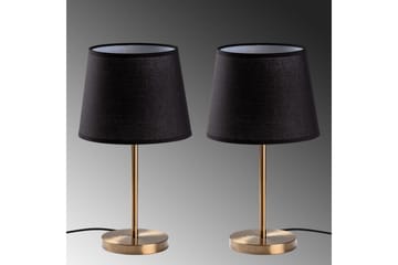 Bordslampset (2 stycken) Jaspal Mörk Antik - Mörk Antik - Belysning - Inomhusbelysning & lampor - Fönsterlampor & fönsterbelysning - Fönsterlampa på fot