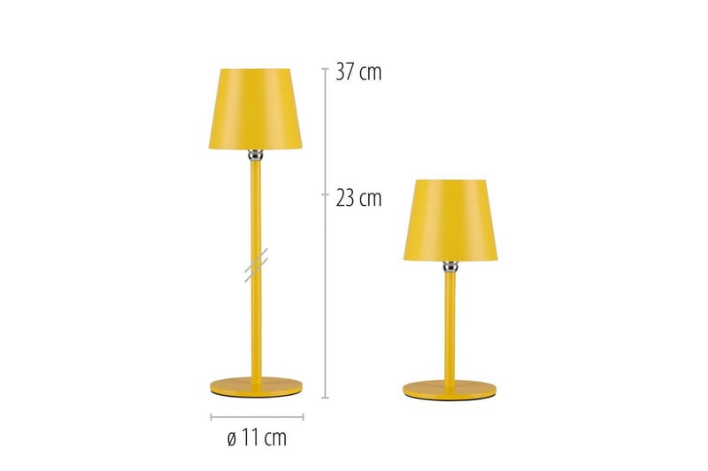 Boteria Just Light Bordslampa - Yellow - Belysning - Inomhusbelysning & lampor - Fönsterlampor & fönsterbelysning - Fönsterlampa på fot