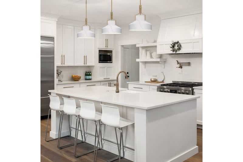 Brecken Quoizel Taklampa - Brass||White - Belysning - Inomhusbelysning & lampor - Fönsterlampor & fönsterbelysning - Fönsterlampa hängande