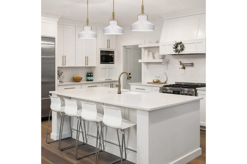 Brecken Quoizel Taklampa - Brass||White - Belysning - Inomhusbelysning & lampor - Fönsterlampor & fönsterbelysning - Fönsterlampa hängande