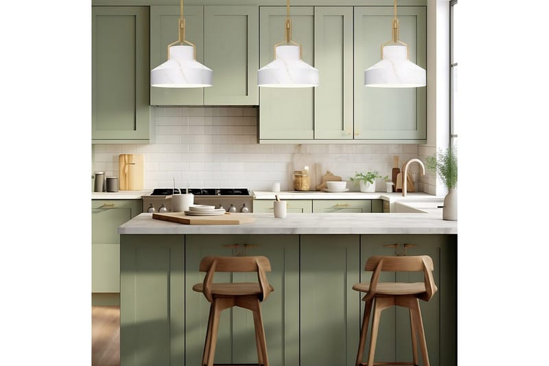 Brecken Quoizel Taklampa - Brass||White - Belysning - Inomhusbelysning & lampor - Fönsterlampor & fönsterbelysning - Fönsterlampa hängande