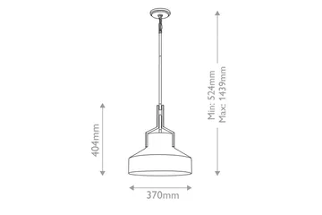 Brecken Quoizel Taklampa - Bronze||White - Belysning - Inomhusbelysning & lampor - Fönsterlampor & fönsterbelysning - Fönsterlampa hängande