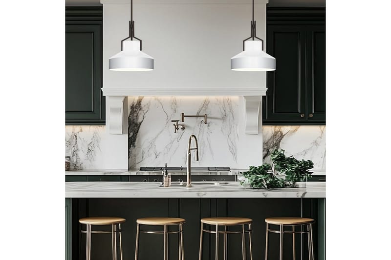 Brecken Quoizel Taklampa - Bronze||White - Belysning - Inomhusbelysning & lampor - Fönsterlampor & fönsterbelysning - Fönsterlampa hängande