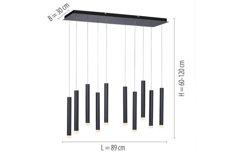 Bruno Just Light Taklampa - Black - Belysning - Inomhusbelysning & lampor - Fönsterlampor & fönsterbelysning - Fönsterlampa hängande