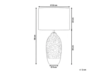 Cominai Bordslampa 58 cm E27 - Flerfärgad - Belysning - Inomhusbelysning & lampor - Fönsterlampor & fönsterbelysning - Fönsterlampa på fot