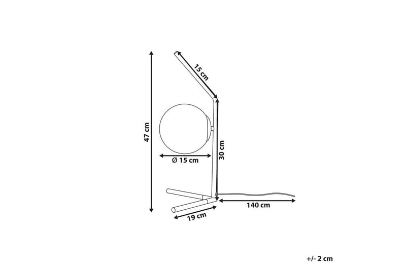 Cominotto Bordslampa 47 cm E14 - Svart/Vit - Belysning - Inomhusbelysning & lampor - Fönsterlampor & fönsterbelysning - Fönsterlampa på fot
