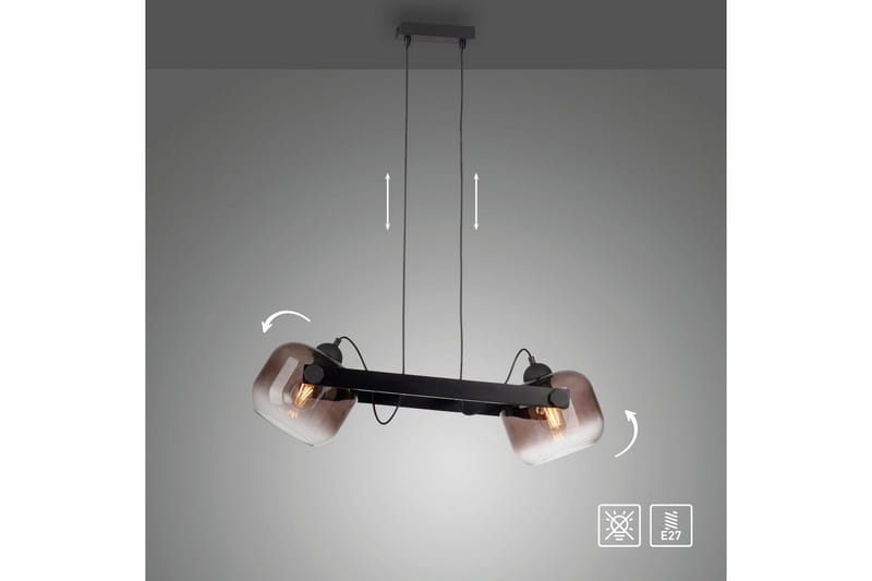 Cup 2.0 Just Light Taklampa - Black - Belysning - Inomhusbelysning & lampor - Fönsterlampor & fönsterbelysning - Fönsterlampa hängande