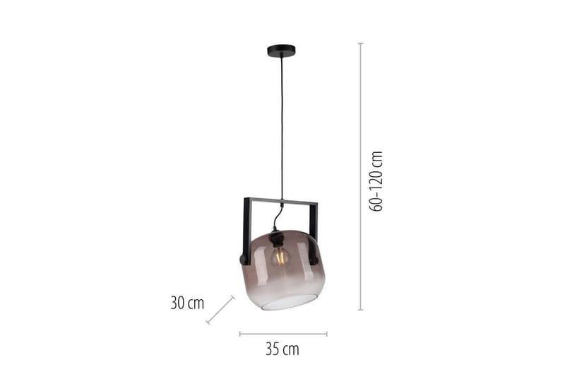 Cup 2.0 Just Light Taklampa - Black - Belysning - Inomhusbelysning & lampor - Fönsterlampor & fönsterbelysning - Fönsterlampa hängande