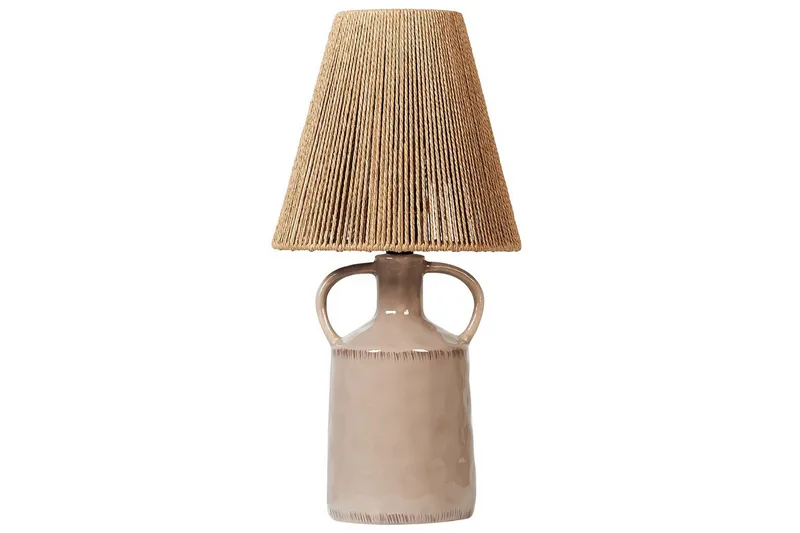 Diametro Bordslampa 51 cm E27, Taupe/Natur