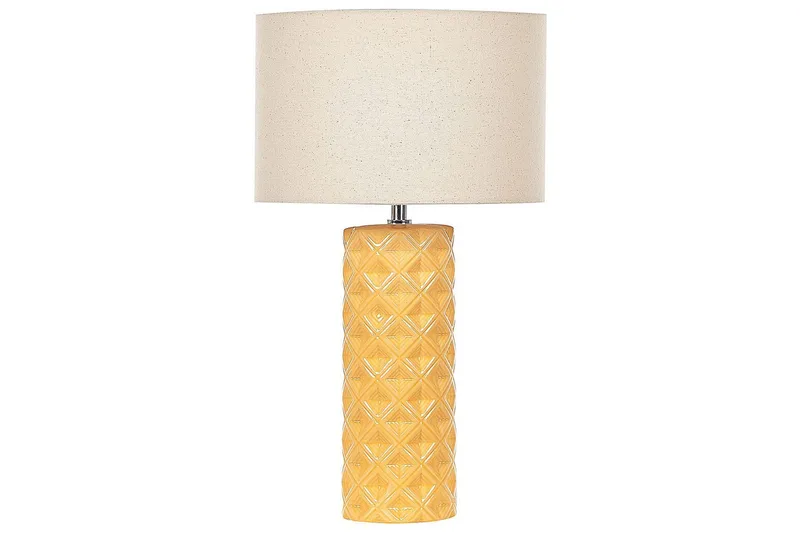 Dragonera Bordslampa 49 cm E27, Gul/Beige
