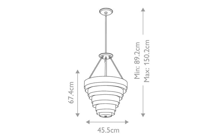 Echelon Lisa McDennon by Hinkley Taklampa - Brass - Belysning - Inomhusbelysning & lampor - Fönsterlampor & fönsterbelysning - Fönsterlampa hängande