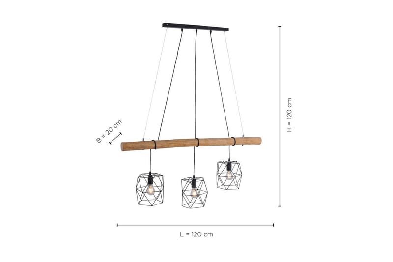 Edgar Just Light Taklampa - Black - Belysning - Inomhusbelysning & lampor - Fönsterlampor & fönsterbelysning - Fönsterlampa hängande