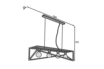 Eluvies Pendellampa Rund - Svart - Belysning - Inomhusbelysning & lampor - Fönsterlampor & fönsterbelysning - Fönsterlampa hängande
