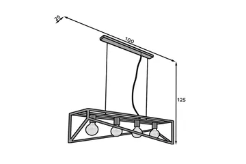 Eluvies Pendellampa Rund - Svart - Belysning - Inomhusbelysning & lampor - Fönsterlampor & fönsterbelysning - Fönsterlampa hängande