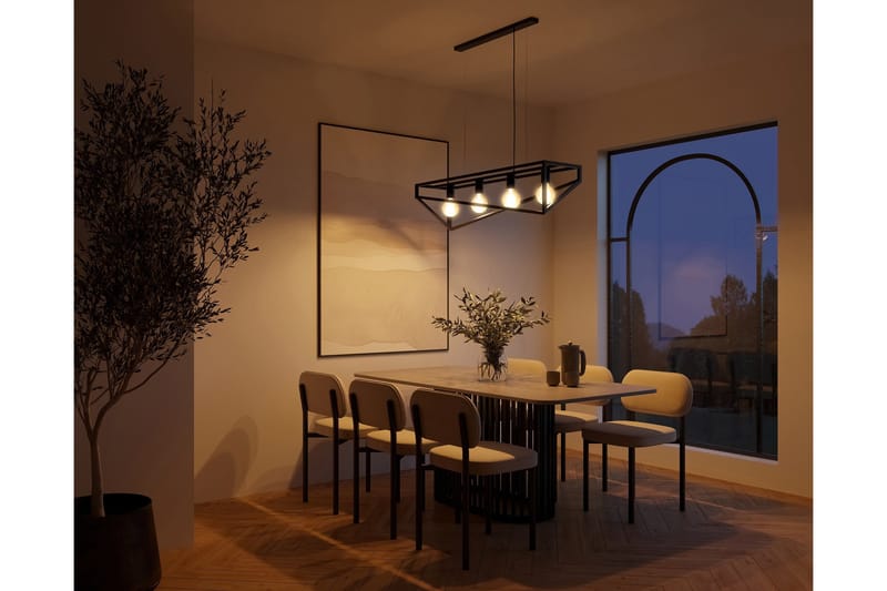 Eluvies Pendellampa Rund - Svart - Belysning - Inomhusbelysning & lampor - Fönsterlampor & fönsterbelysning - Fönsterlampa hängande