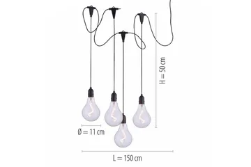 Enni Just Light Taklampa - Black - Belysning - Inomhusbelysning & lampor - Fönsterlampor & fönsterbelysning - Fönsterlampa hängande