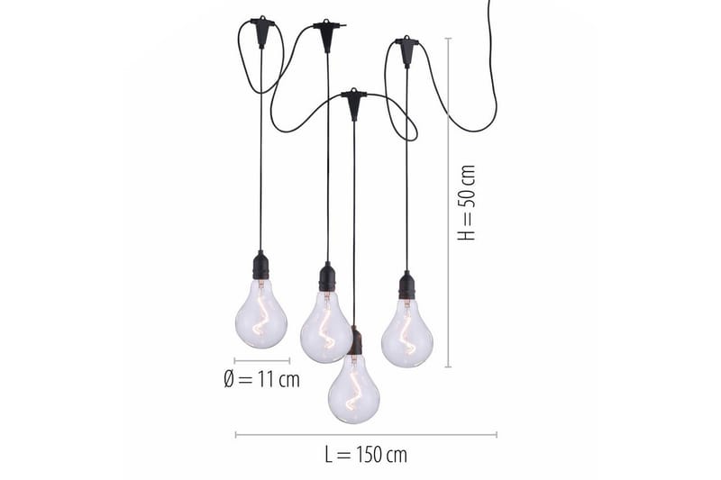 Enni Just Light Taklampa - Black - Belysning - Inomhusbelysning & lampor - Fönsterlampor & fönsterbelysning - Fönsterlampa hängande
