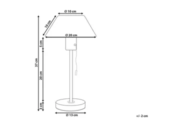 Filfla Bordslampa 37 cm E27 - Mässing/Svart - Belysning - Inomhusbelysning & lampor - Fönsterlampor & fönsterbelysning - Fönsterlampa på fot