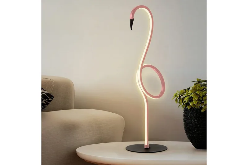 Flamingo Elstead Lighting Bordslampa - Pink - Belysning - Inomhusbelysning & lampor - Fönsterlampor & fönsterbelysning - Fönsterlampa på fot