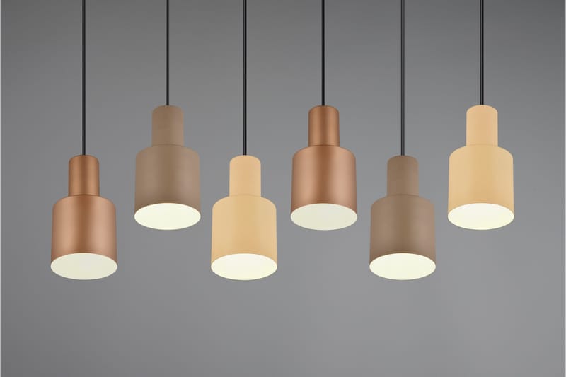 Agudo Taklampa 6L E27 flerfärgad - Flerfärgad - Belysning - Inomhusbelysning & lampor - Fönsterlampor & fönsterbelysning - Fönsterlampa hängande