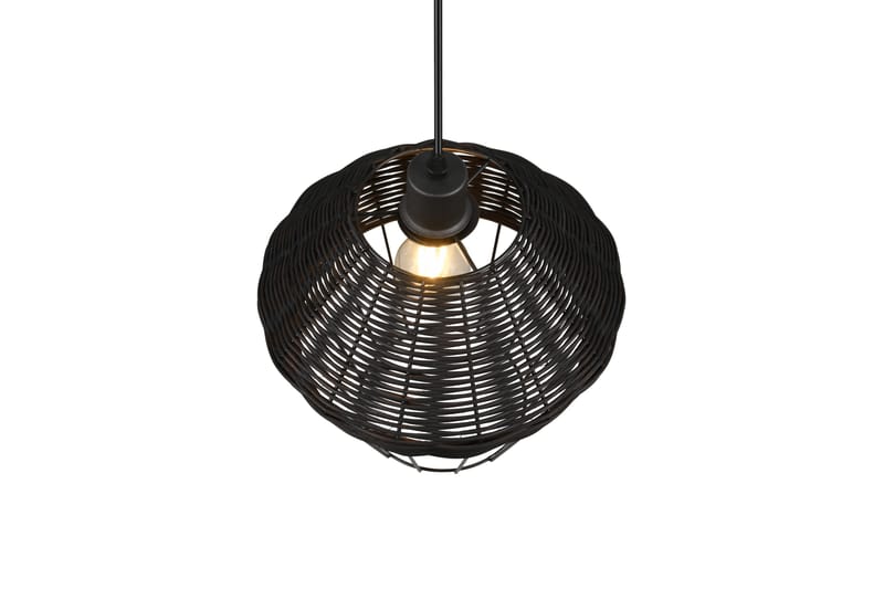 BORKA Pendellampa 1 Lampor 30 cm E27 Svart - Svart - Belysning - Inomhusbelysning & lampor - Fönsterlampor & fönsterbelysning - Fönsterlampa hängande