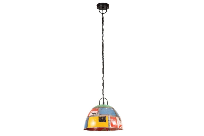 Hänglampa industriell vintage 25 W flerfärgad rund 31 cm E27 - Flerfärgad - Belysning - Inomhusbelysning & lampor - Fönsterlampor & fönsterbelysning - Fönsterlampa hängande